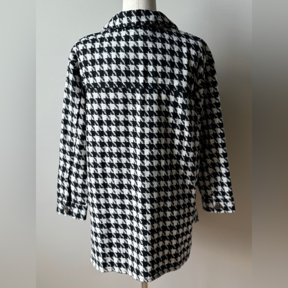 Hayden | Houndstooth Jacket | Black & White | Small - Picture 6 of 7